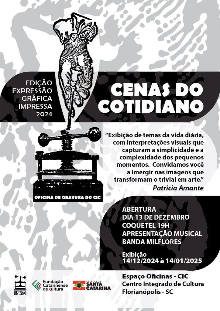 Gravuristas interpretam o cotidiano